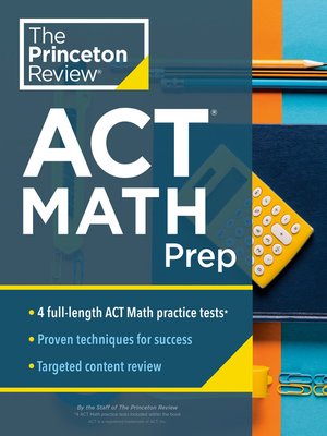 cover image of Princeton Review ACT Math Prep